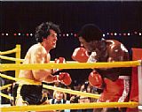 Leroy Neiman Famous Paintings - Rocky II vs. Apollo